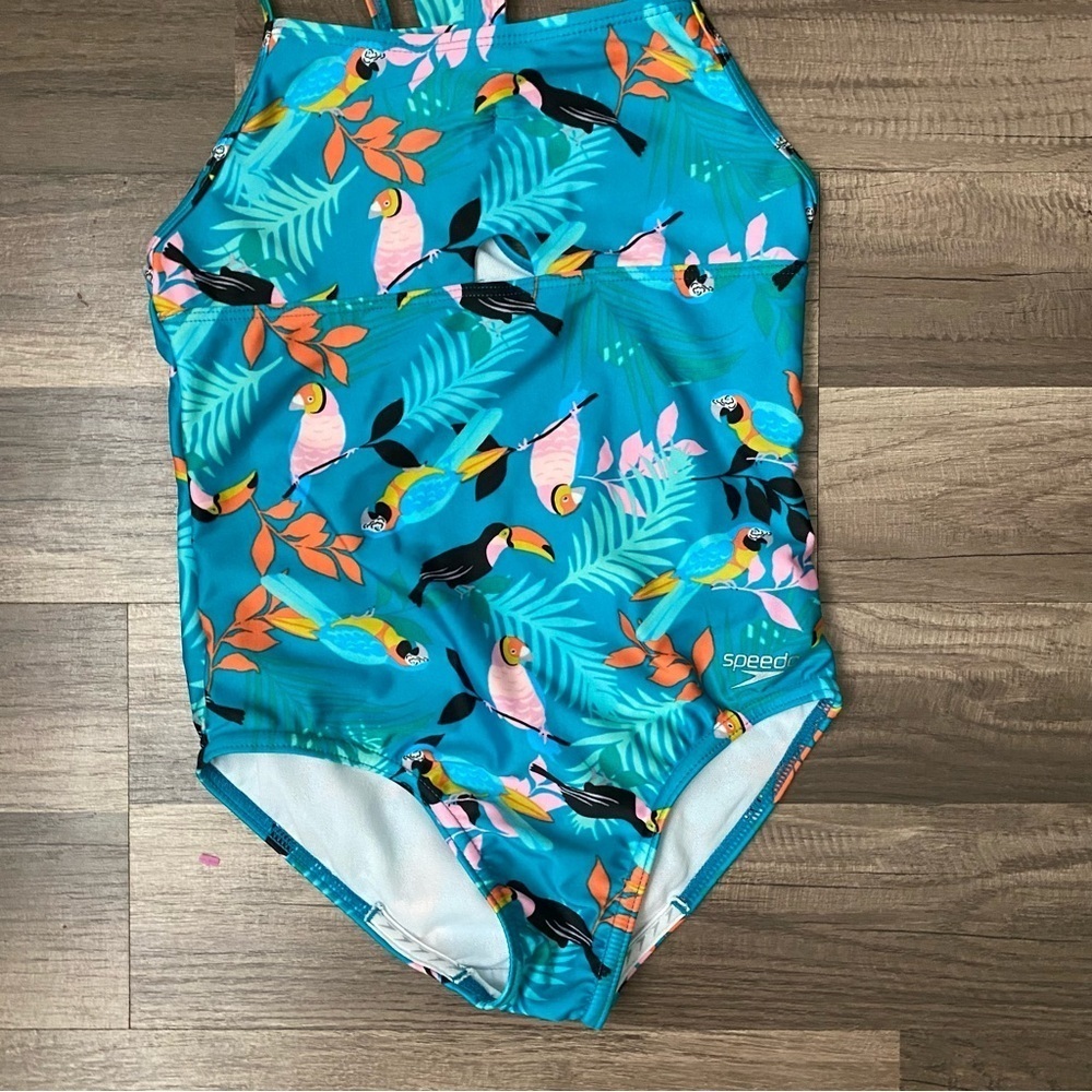 Speedo girls swim suit suit size M - Picture 2 of 10